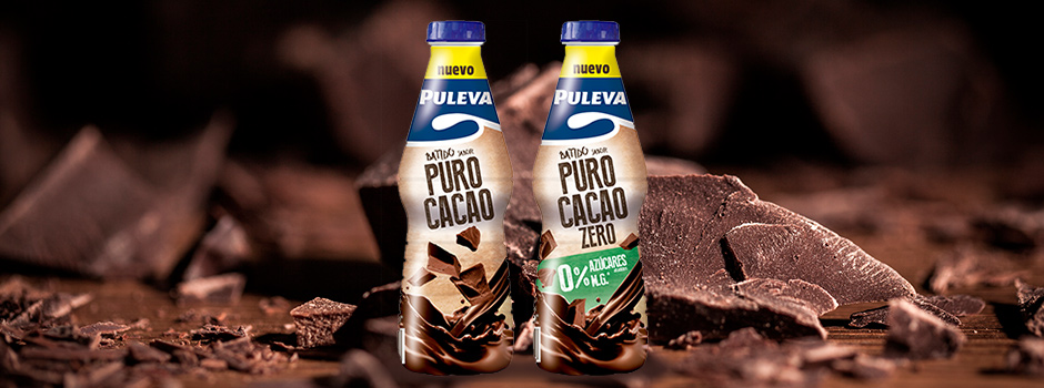 Puleva presenta su nueva gama de Batidos  Puro Cacao y Puro Cacao Zero