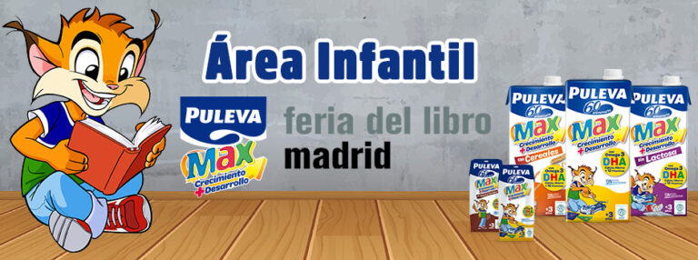 Puleva Max promueve la lectura entre los más pequeños en la feria del libro de Madrid